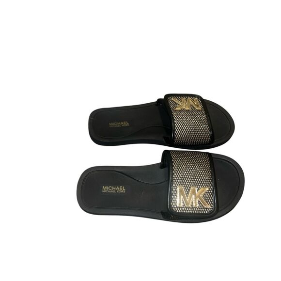 ✨Michael Kors MK Logo Slide Sz 7 Sandals✨ - Picture 6 of 10